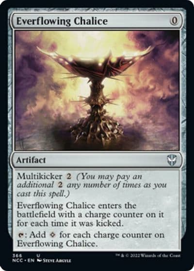 Everflowing Chalice Commander: Streets of New Capenna Magic card