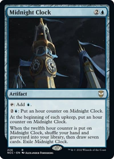 Midnight Clock Commander: Streets of New Capenna Magic card