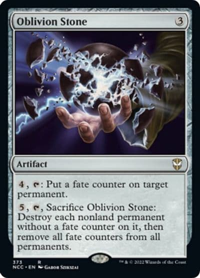 Oblivion Stone Commander: Streets of New Capenna Magic card
