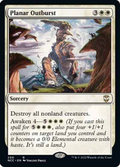 Planar Outburst Commander: Streets of New Capenna Magic card