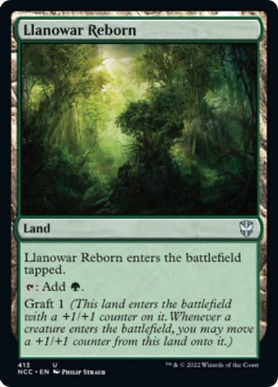 Llanowar Reborn Commander: Streets of New Capenna Magic card