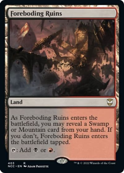 Foreboding Ruins Commander: Streets of New Capenna Magic card