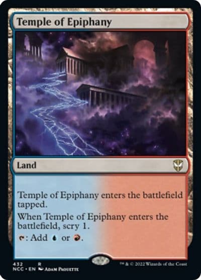 Temple of Epiphany Commander: Streets of New Capenna Magic card
