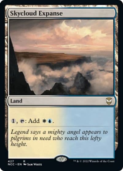 Skycloud Expanse Commander: Streets of New Capenna Magic card