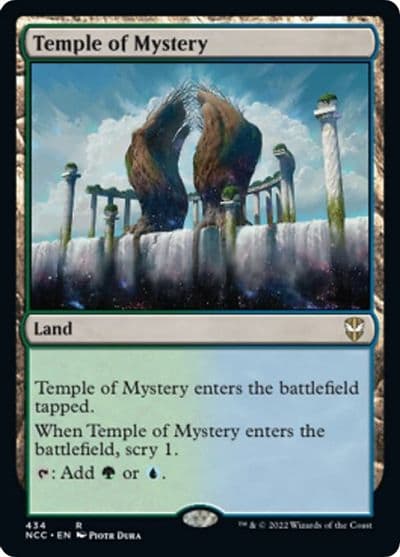 Temple of Mystery Commander: Streets of New Capenna Magic card
