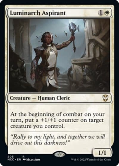 Luminarch Aspirant Commander: Streets of New Capenna Magic card