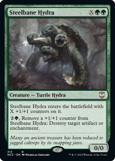 Steelbane Hydra Commander: Streets of New Capenna Magic card