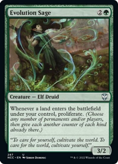 Evolution Sage Commander: Streets of New Capenna Magic card