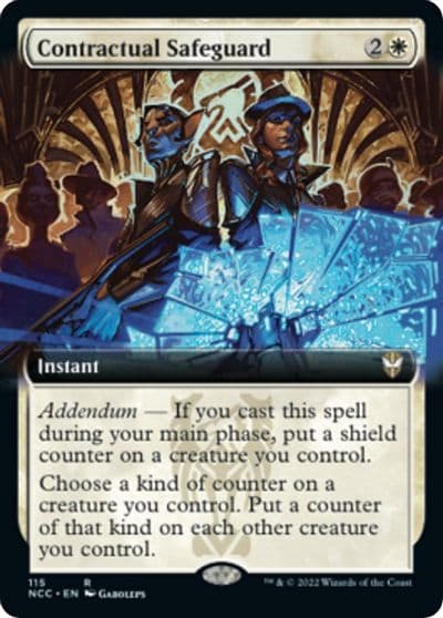 Contractual Safeguard Extended Art Commander: Streets of New Capenna Magic card