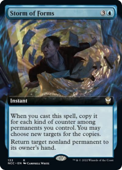 Storm of Forms Extended Art Commander: Streets of New Capenna Magic card