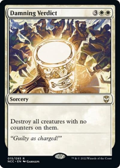 Damning Verdict Commander: Streets of New Capenna Magic card