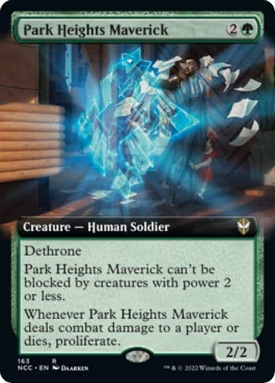 Park Heights Maverick Extended Art Commander: Streets of New Capenna Magic card