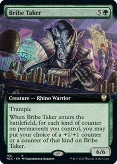 Bribe Taker Extended Art Commander: Streets of New Capenna Magic card