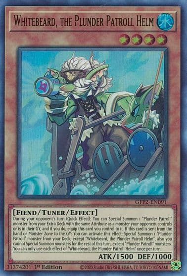 Whitebeard the Plunder Patroll Helm Ghosts From the Past: The 2nd Haunting Yu-Gi-Oh! card