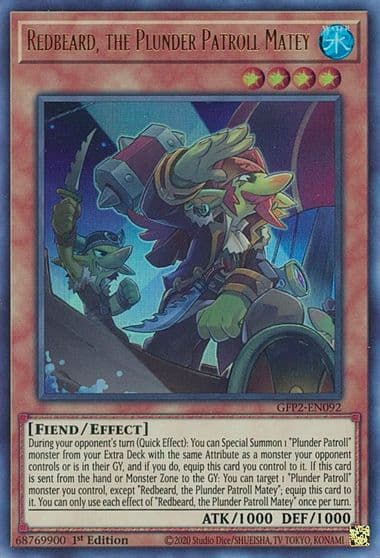 Redbeard the Plunder Patroll Matey Ghosts From the Past: The 2nd Haunting Yu-Gi-Oh! card