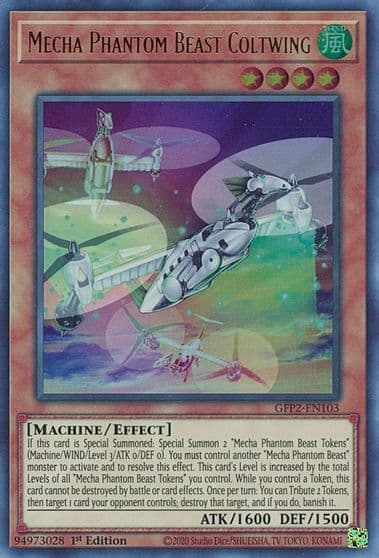 Mecha Phantom Beast Coltwing Ghosts From the Past: The 2nd Haunting Yu-Gi-Oh! card