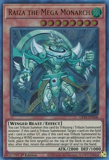 Raiza the Mega Monarch Ghosts From the Past: The 2nd Haunting Yu-Gi-Oh! card