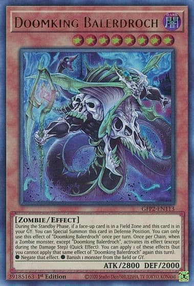 Doomking Balerdroch Ghosts From the Past: The 2nd Haunting Yu-Gi-Oh! card