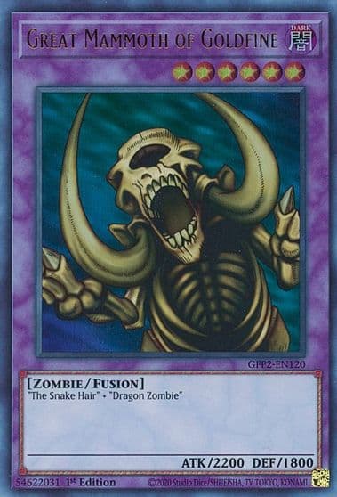 Great Mammoth of Goldfine Ghosts From the Past: The 2nd Haunting Yu-Gi-Oh! card