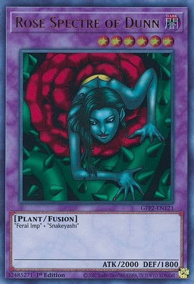 Rose Spectre of Dunn Ghosts From the Past: The 2nd Haunting Yu-Gi-Oh! card