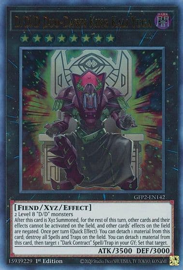 D D D Duo Dawn King Kali Yuga Ghosts From the Past: The 2nd Haunting Yu-Gi-Oh! card