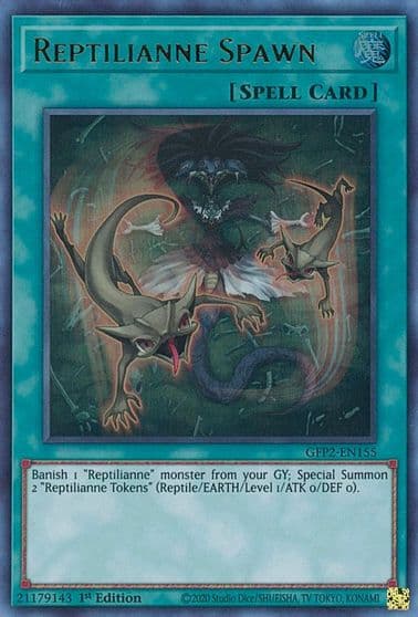 Reptilianne Spawn Ghosts From the Past: The 2nd Haunting Yu-Gi-Oh! card