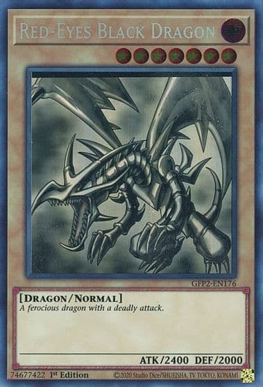 Red Eyes Black Dragon Ghost Rare Ghosts From the Past: The 2nd Haunting Yu-Gi-Oh! card