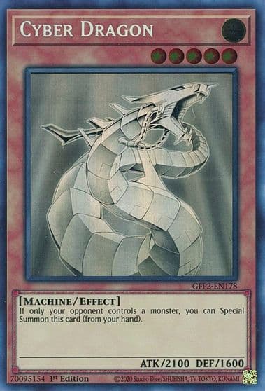 Cyber Dragon Ghost Rare Ghosts From the Past: The 2nd Haunting Yu-Gi-Oh! card