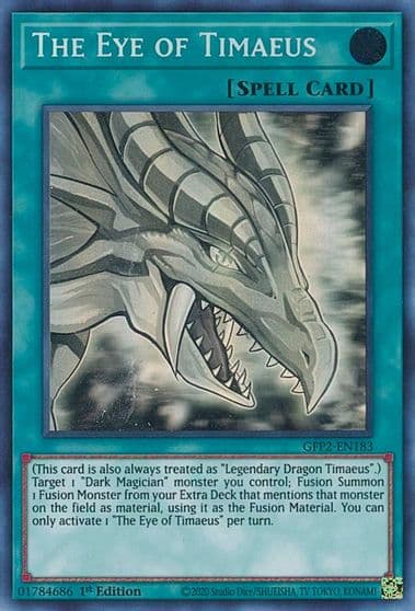 The Eye of Timaeus Ghost Rare Ghosts From the Past: The 2nd Haunting Yu-Gi-Oh! card
