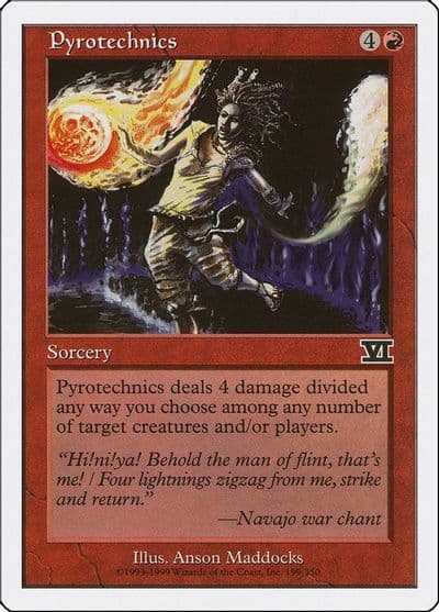 Pyrotechnics Classic Sixth Edition Magic card