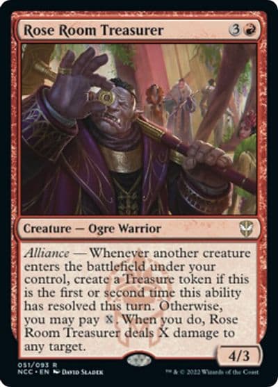 Rose Room Treasurer Commander: Streets of New Capenna Magic card