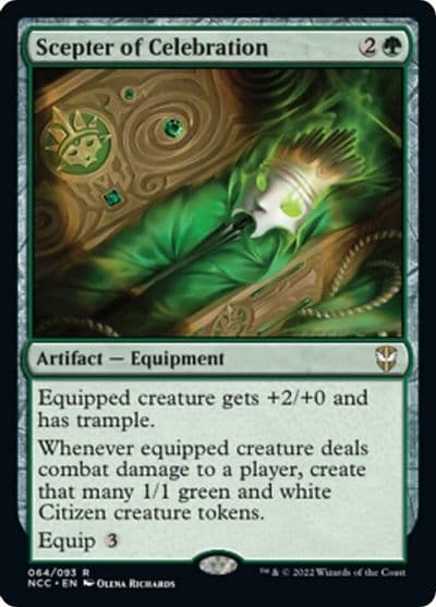 Scepter of Celebration Commander: Streets of New Capenna Magic card