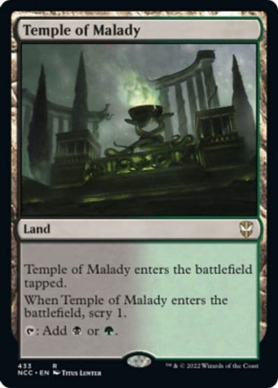 Temple of Malady Commander: Streets of New Capenna Magic card