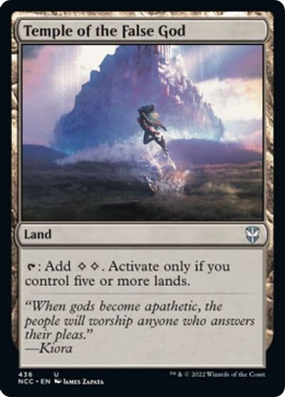 Temple of the False God Commander: Streets of New Capenna Magic card