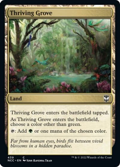 Thriving Grove Commander: Streets of New Capenna Magic card