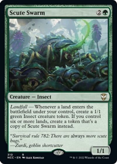 Scute Swarm Commander: Streets of New Capenna Magic card