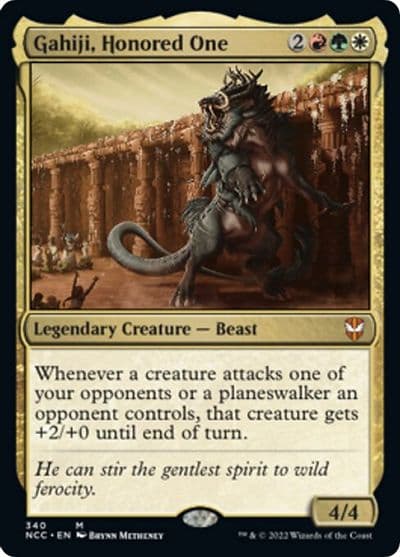 Gahiji Honored One Commander: Streets of New Capenna Magic card
