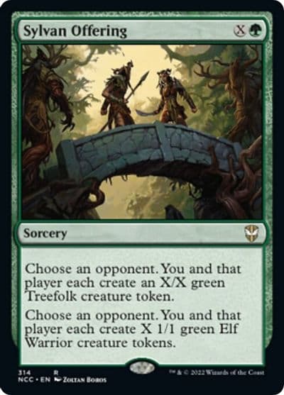 Sylvan Offering Commander: Streets of New Capenna Magic card