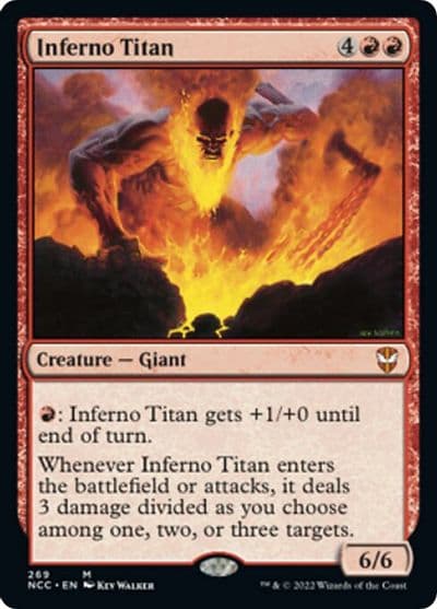 Inferno Titan Commander: Streets of New Capenna Magic card