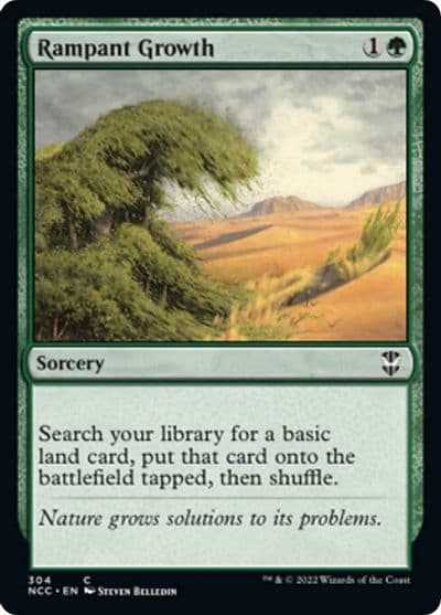 Rampant Growth Commander: Streets of New Capenna Magic card