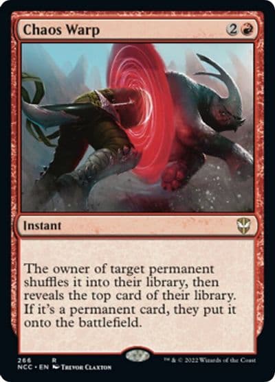 Chaos Warp Commander: Streets of New Capenna Magic card