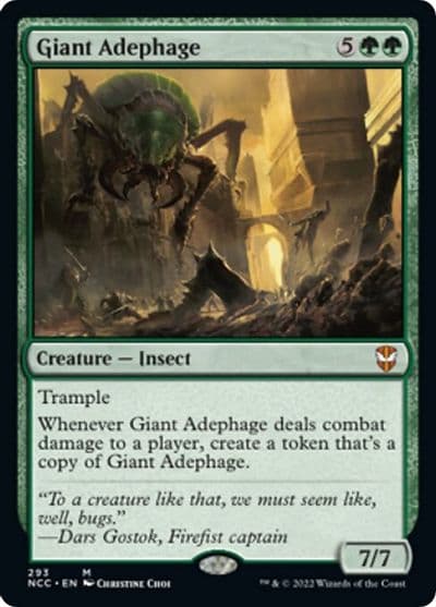 Giant Adephage Commander: Streets of New Capenna Magic card