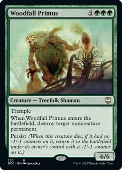 Woodfall Primus Commander: Streets of New Capenna Magic card