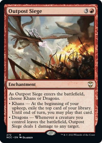 Outpost Siege Commander: Streets of New Capenna Magic card