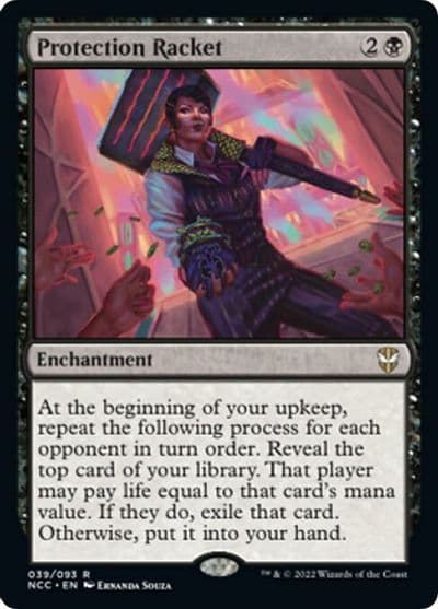 Protection Racket Commander: Streets of New Capenna Magic card