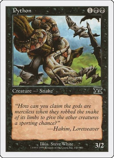 Python Classic Sixth Edition Magic card