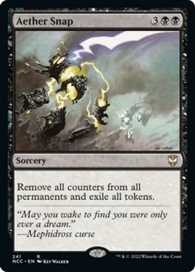 Aether Snap Commander: Streets of New Capenna Magic card