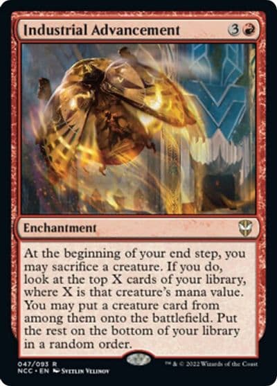 Industrial Advancement Commander: Streets of New Capenna Magic card