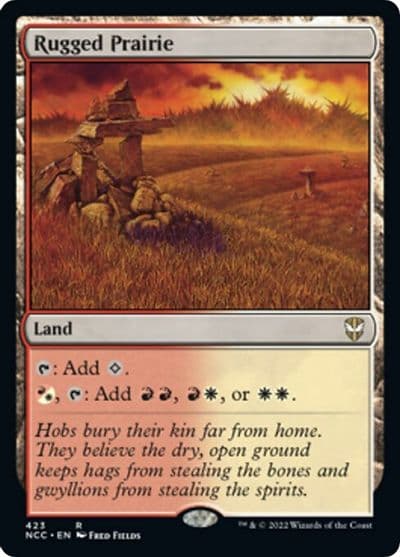 Rugged Prairie Commander: Streets of New Capenna Magic card
