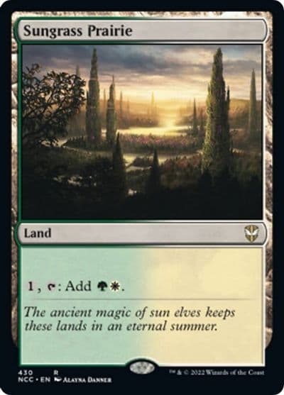 Sungrass Prairie Commander: Streets of New Capenna Magic card